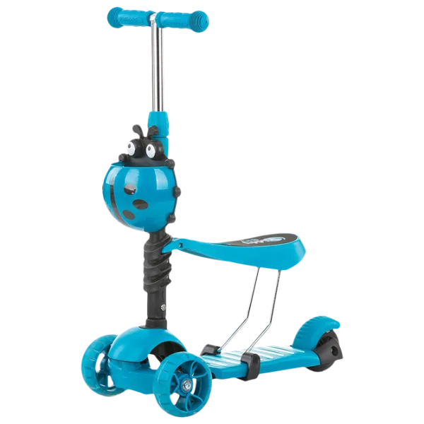 Trotinetă pentru copii cu trei roți Chipolino Kiddy Evo 2 in 1 (3800931044640) 20 kg/ Blue photo 1
