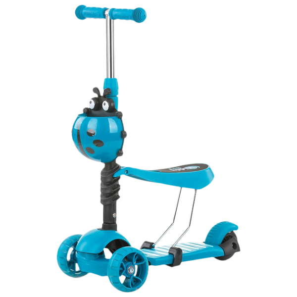 Trotinetă pentru copii cu trei roți Chipolino Kiddy Evo 2 in 1 (3800931044640) 20 kg/ Blue photo 1