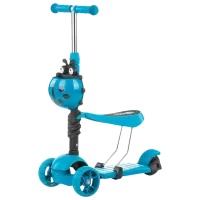 Trotinetă pentru copii cu trei roți Chipolino Kiddy Evo 2 in 1 (3800931044640) 20 kg/ Blue