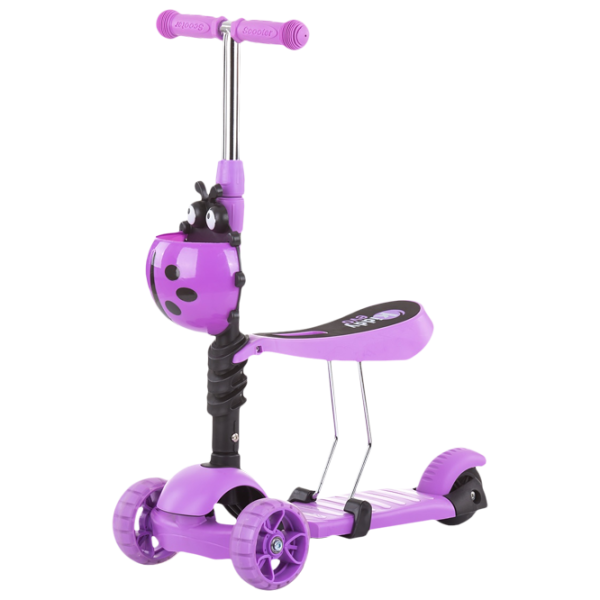 Trotinetă pentru copii cu trei roți Chipolino Kiddy Evo 2 in 1 (3800931044657) 20 kg/ Violet photo 1