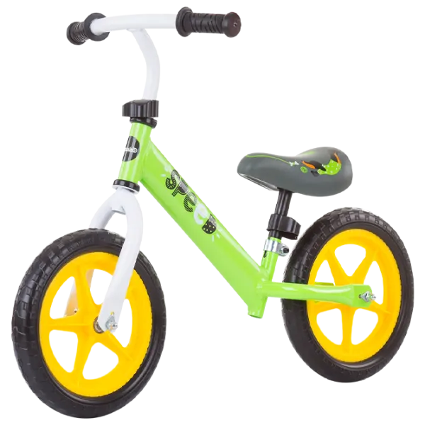 Bicicletă fără pedale Chipolino Speed 12" Metal/ Green Yellow photo 1 Bicicletă fără pedale Chipolino Speed 12" Metal/ Green Yellow photo 1