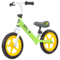 Bicicletă fără pedale Chipolino Speed 12" Metal/ Green Yellow
