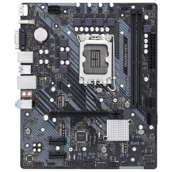 Материнская плата ASRock B660M-HDV mATX/ Intel B660 photo 1