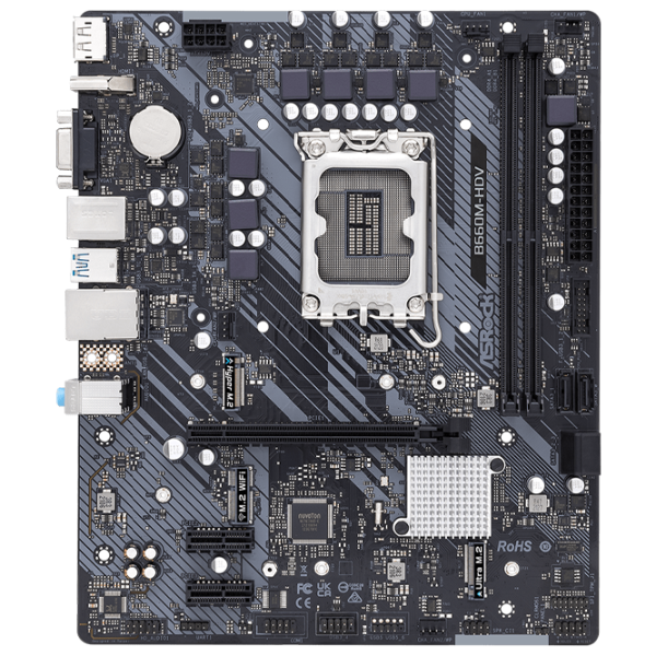 Материнская плата ASRock B660M-HDV mATX/ Intel B660 photo 1