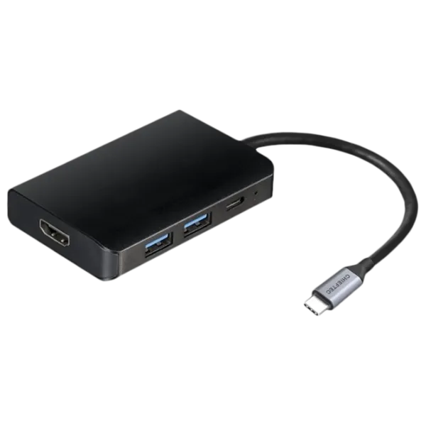Adaptor Hub Chieftec DSC-501 USB Type-C/ Black photo 1