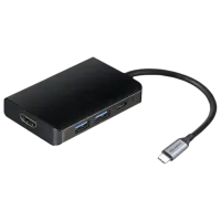 Адаптер Hub Chieftec DSC-501 USB Type-C/ Черный