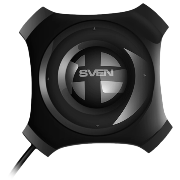 Adaptor Hub Sven HB-432 USB 2.0/ Black photo 1 Adaptor Hub Sven HB-432 USB 2.0/ Black photo 1