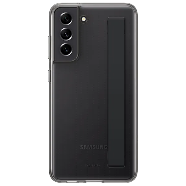 Husă pentru smartphone Samsung Galaxy S21 FE Samsung/ Back/ Poliuretan/ Policarbonat/ Transparent Gray photo 1