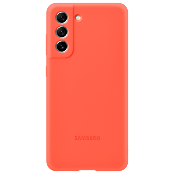 Husă pentru smartphone Samsung Galaxy S21 FE Samsung/ Back/ Silicon/ Coral Red photo 1