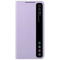 Чехол для смартфона Samsung Galaxy S21 FE Samsung/ Smat Clear View/ Пластик/ Полиуретан/ Lavender Пурпурный