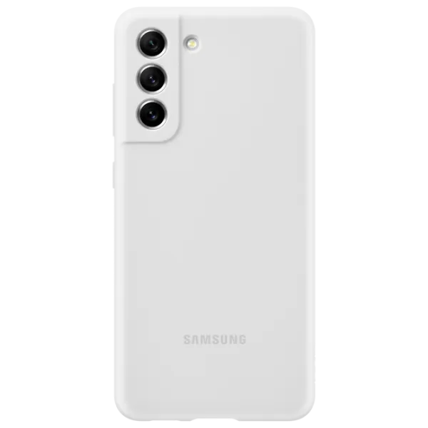 Чехол для смартфона Samsung Galaxy S21 FE Samsung/ Back/ Силикон/ Белый photo 1