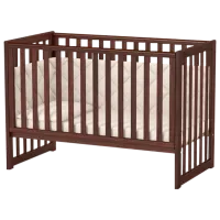 Детская кровать Veres LD13 (2600000079761) 0 месяцев - 5 лет/ Тёмно-коричневый