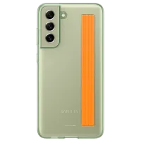 Чехол для смартфона Samsung Galaxy S21 FE Samsung/ Back/ PC/ PU/ Оливковый Зелёный