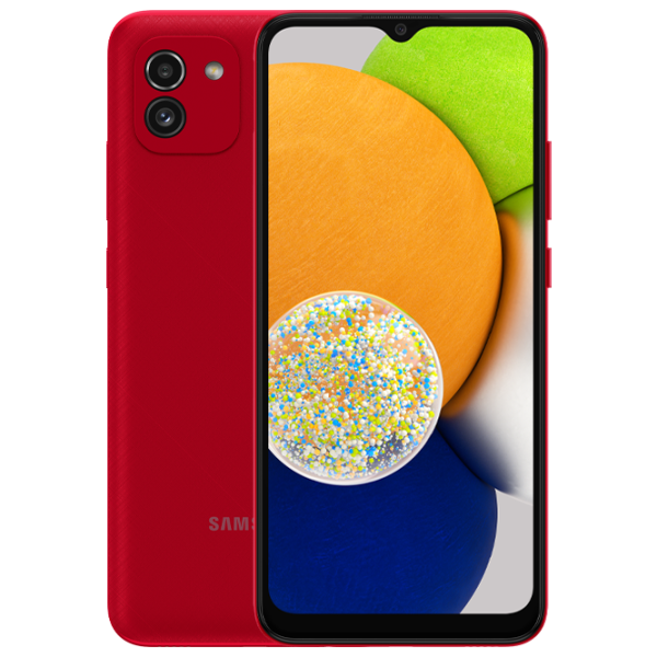 Samsung Galaxy A03 3 GB/ 32 GB/ Dual SIM/ Red  photo 1 Samsung Galaxy A03 3 GB/ 32 GB/ Dual SIM/ Red  photo 1
