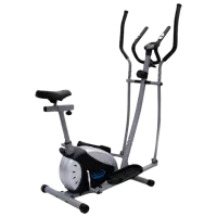 Эллиптический тренажер Sky Land SK1532 Привод: Задний/ 100 кг/ Серый