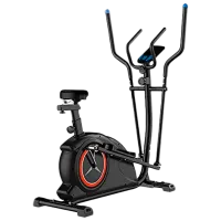 Эллиптический тренажер Marshal MFС-187 Привод: Задний/ 130 кг/ Черный