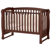 Детская кровать Veres LD16 (2600000083607) 0 месяцев - 5 лет/ Тёмно-коричневый