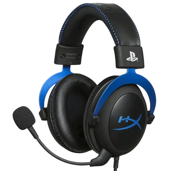 Наушники HyperX Cloud Синий Черный Проводная/ Игровой photo 1