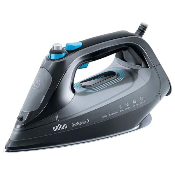 Утюг Braun SI9188BK Классический/ 2800 Вт/ Серый photo 1 Утюг Braun SI9188BK Классический/ 2800 Вт/ Серый photo 1