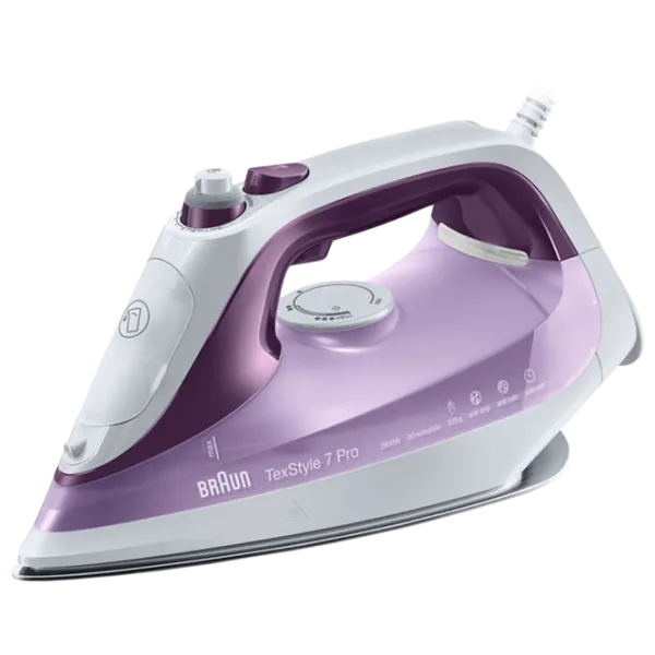 Утюг Braun SI7066VI Классический/ 2600 Вт/ Фиолетовый photo 1 Утюг Braun SI7066VI Классический/ 2600 Вт/ Фиолетовый photo 1