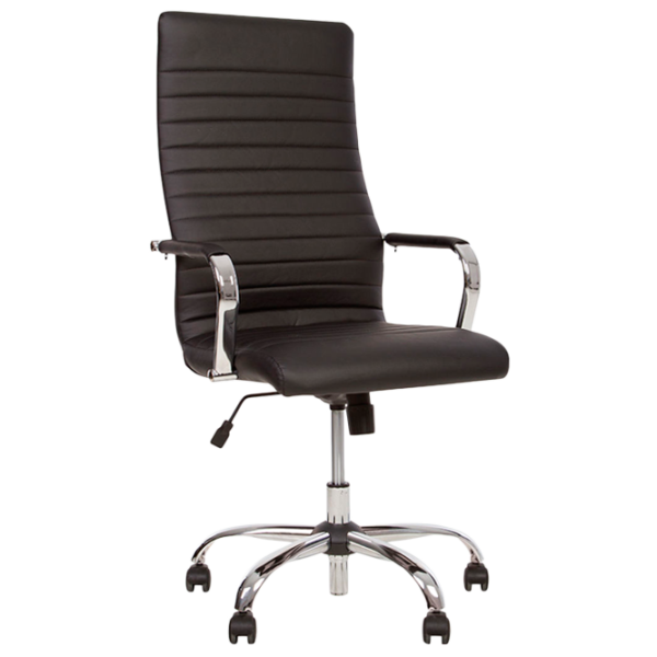 Офисное кресло Nowy Styl Liberty ECO-30 ЭКО Кожа/ Черный Хром photo 1