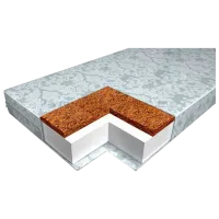 Saltea pentru copii Veres Hollowfiber (2600000036580) 120 x 60 cm/ Gray