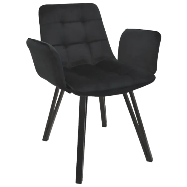 Scaun de bucătărie DecoPrim DC-18 Placaj, spumă poliuretanică/ Black photo 1 Scaun de bucătărie DecoPrim DC-18 Placaj, spumă poliuretanică/ Black photo 1