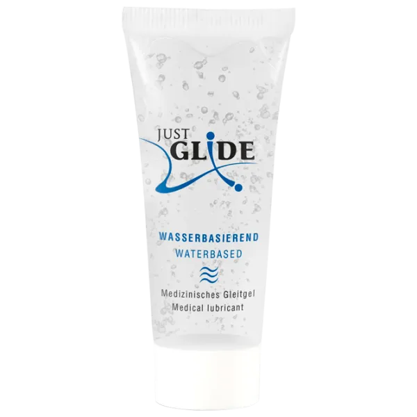 Lubrifiant Just Glide Water-base 20 ml/ fără miros/ Transparent photo 1