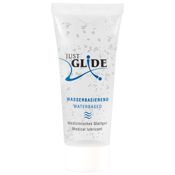 Lubrifiant Just Glide Water-base 20 ml/ fără miros/ Transparent photo 1
