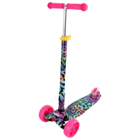 Детский трёхколёсный самокат Chipolino Croxer Evo (3800931037833) 50 кг/ Розовый