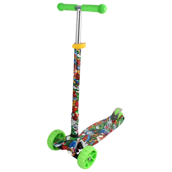 Trotinetă pentru copii cu trei roți Chipolino Croxer Evo (3800931037789) 50 kg/ Green photo 1