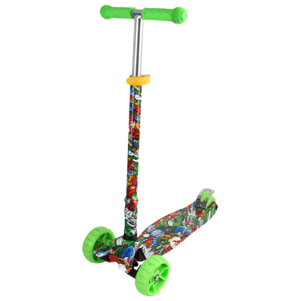 Trotinetă pentru copii cu trei roți Chipolino Croxer Evo (3800931037789) 50 kg/ Green photo 1