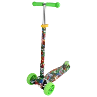 Trotinetă pentru copii cu trei roți Chipolino Croxer Evo (3800931037789) 50 kg/ Green