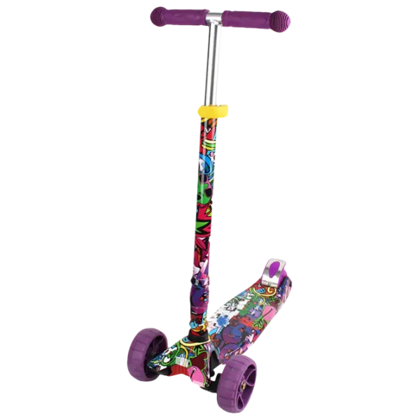 Детский трёхколёсный самокат Chipolino Croxer Evo (3800931037796) 50 кг/ Пурпурный photo 1