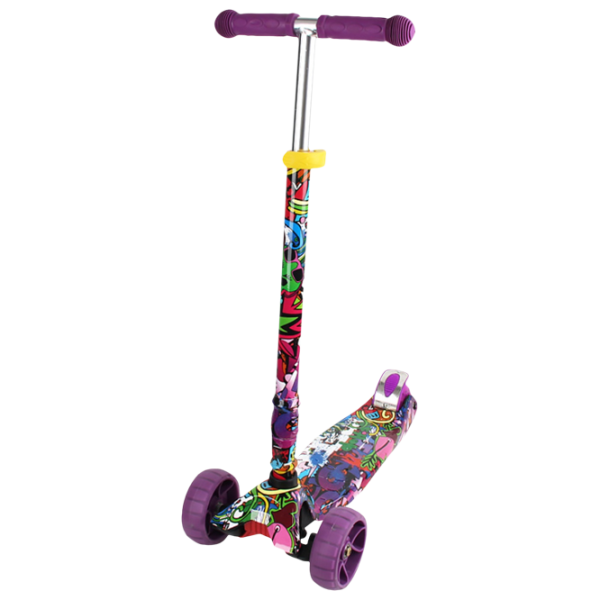Детский трёхколёсный самокат Chipolino Croxer Evo (3800931037796) 50 кг/ Пурпурный photo 1