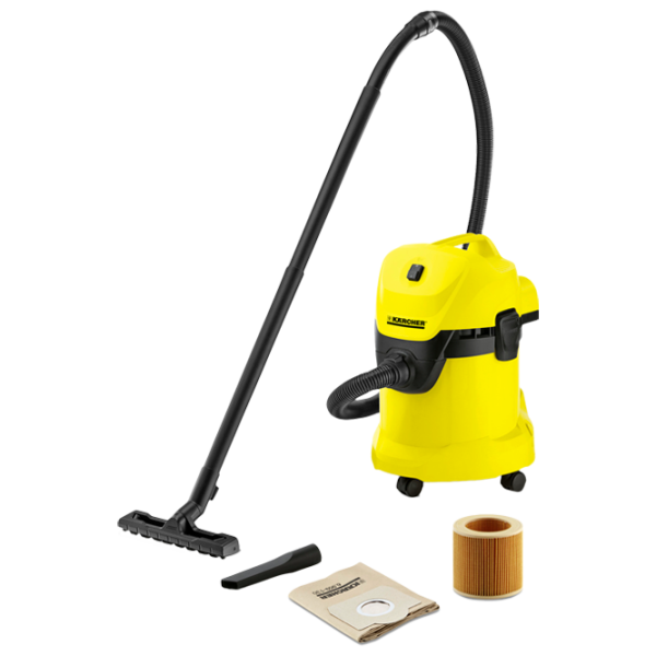 Aspirator industrial KARCHER WD 3 1.629-820.0 1000 W/ Yellow photo 1