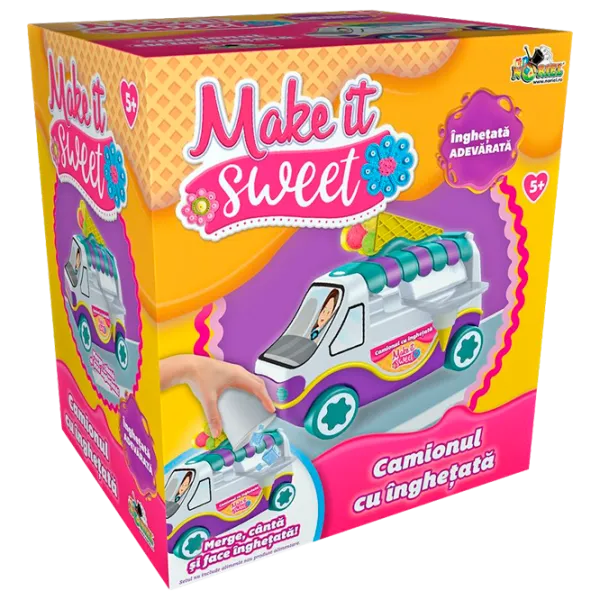 Set de creație Noriel MAKE IT SWEET Camionul cu înghețată INT3948 5+/ Multicolor photo 1 Set de creație Noriel MAKE IT SWEET Camionul cu înghețată INT3948 5+/ Multicolor photo 1