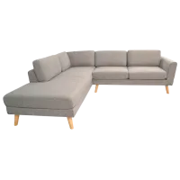 Canapea DecoPrim Carla Stânga (0002985) Stofă/ Gray