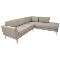 Canapea DecoPrim Carla Stânga (0002984) Stofă/ Gray