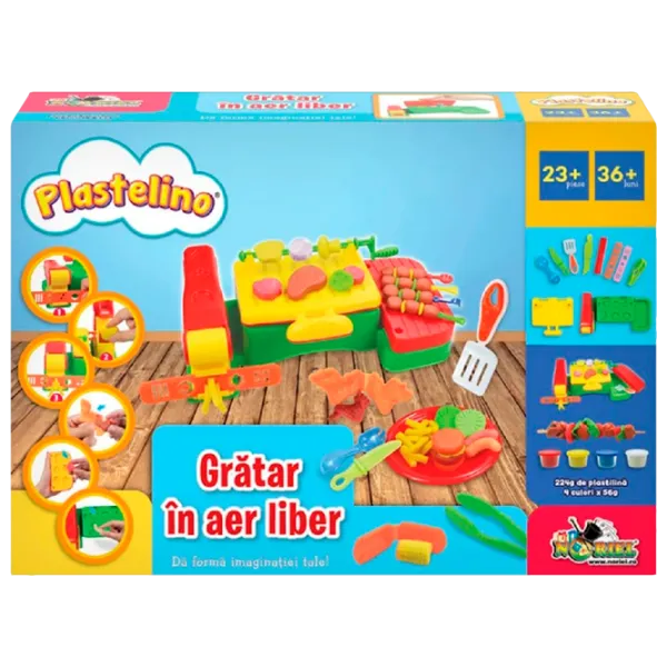 Set de creație Noriel Plastelino Grătar in aer liber INT3541 3+/ Multicolor photo 1 Set de creație Noriel Plastelino Grătar in aer liber INT3541 3+/ Multicolor photo 1