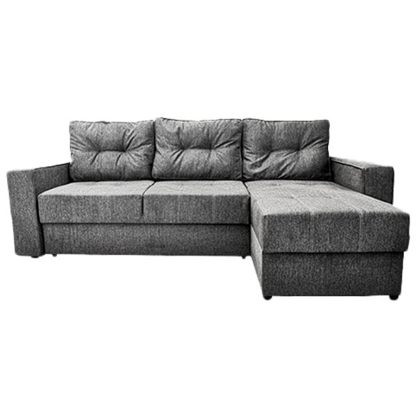 Canapea DecoPrim Capry Coltar (0002280) Stofă/ Gray photo 1