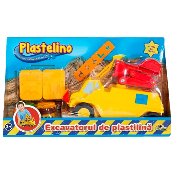 Set de creație Noriel Plastelino Excavatorul de plastilină INT3535 3+/ Multicolor photo 1 Set de creație Noriel Plastelino Excavatorul de plastilină INT3535 3+/ Multicolor photo 1