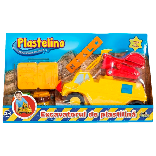 Set de creație Noriel Plastelino Excavatorul de plastilină INT3535 3+/ Multicolor photo 1 Set de creație Noriel Plastelino Excavatorul de plastilină INT3535 3+/ Multicolor photo 1