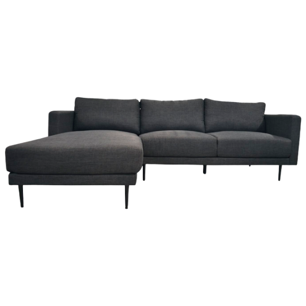 Canapea DecoPrim Era Stânga (0002911) Stofă/ Dark Gray photo 1 Canapea DecoPrim Era Stânga (0002911) Stofă/ Dark Gray photo 1