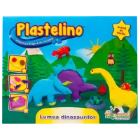 Креативный набор Noriel Plastelino Мир динозавров NOR0309 3+/ Разноцветный