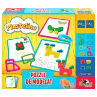 Креативный набор Noriel Plastelino Пазл-лепка INT3527 3+/ Разноцветный