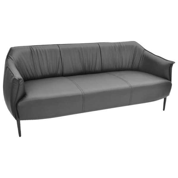 Canapea DecoPrim King 3 (0000996) Piele artificială/ Black photo 1 Canapea DecoPrim King 3 (0000996) Piele artificială/ Black photo 1