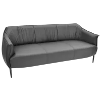 Canapea DecoPrim King 3 (0000996) Piele artificială/ Black