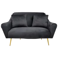 Canapea DecoPrim Gloriosa (0002913) Catifea/ Black