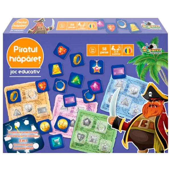 Настольная игра Noriel Piratul Hrapăreț 3+/ Развитие photo 1 Настольная игра Noriel Piratul Hrapăreț 3+/ Развитие photo 1